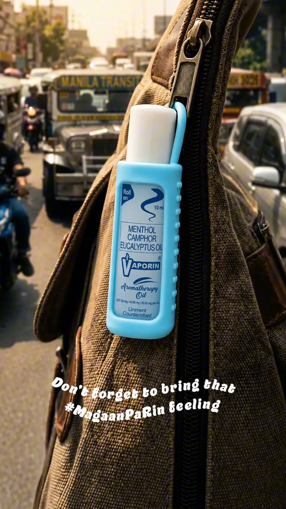 Ready for whatever the day brings? Bring along a little #MagaanPaRin feel with Menthol+Camphor+Eucalyptus Oil (Vaporin…