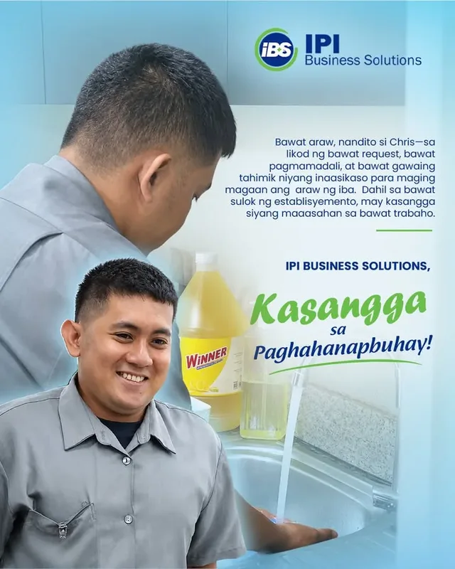 Behind every clean space is a hardworking kasangga. 💚