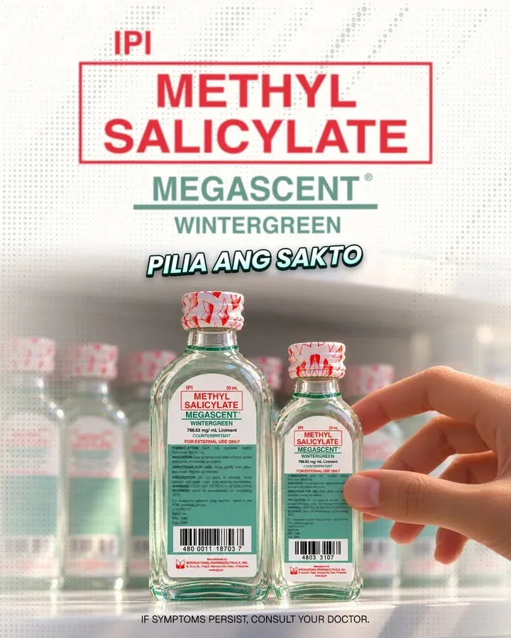 Ayaw tugoti nga ang kalit nga sakit sa ulo ug pamaol sa lawas makasamok sa imong adlaw. Naa ang Methyl Salicylate (Mega…