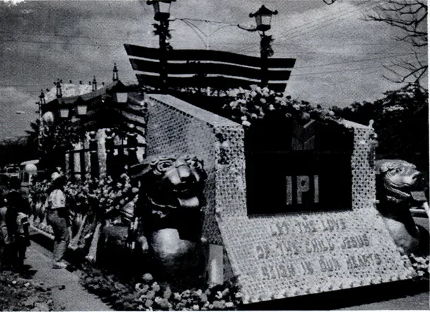 An archive photograph from IPI’s early decades, showing staff at the company’s Cebu premises and at company gatherings