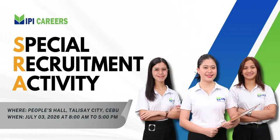 📢 ARE YOU READY FOR THE NEXT SPECIAL RECRUITMENT ACTIVITY OF IPI Careers? 🎉