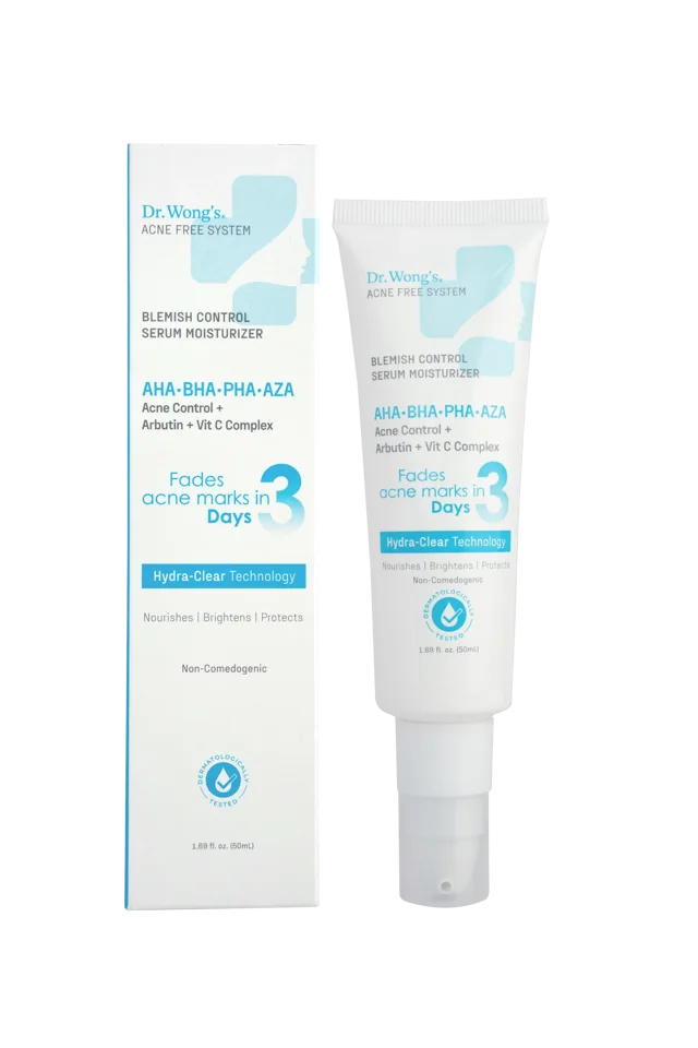 Dr. Wong’s Acne Free System Blemish Control Serum Moisturizer product