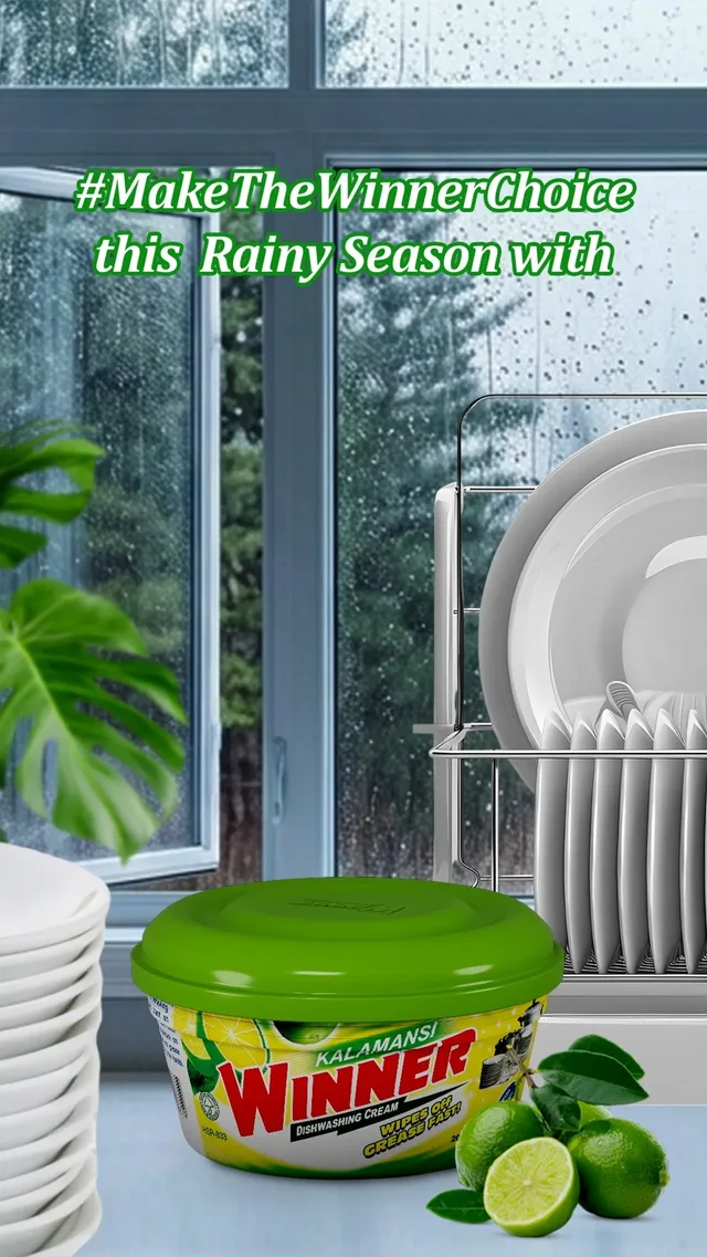 Umuulan ba ng mga hugasin ngayong rainy season? #MakeTheWinnerChoice with Winner Dishwashing! ☔🧽✨🍽️
